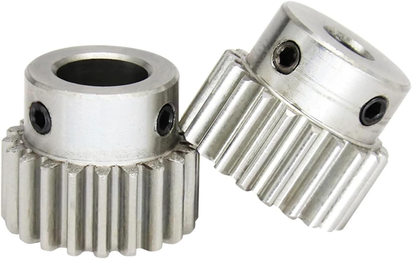 Gear 1M 21T/22T Bore 6/8/10/12 Mm 304 Stainless Steel Pinion Teeth 1Pcs(8 mm,1M22T)