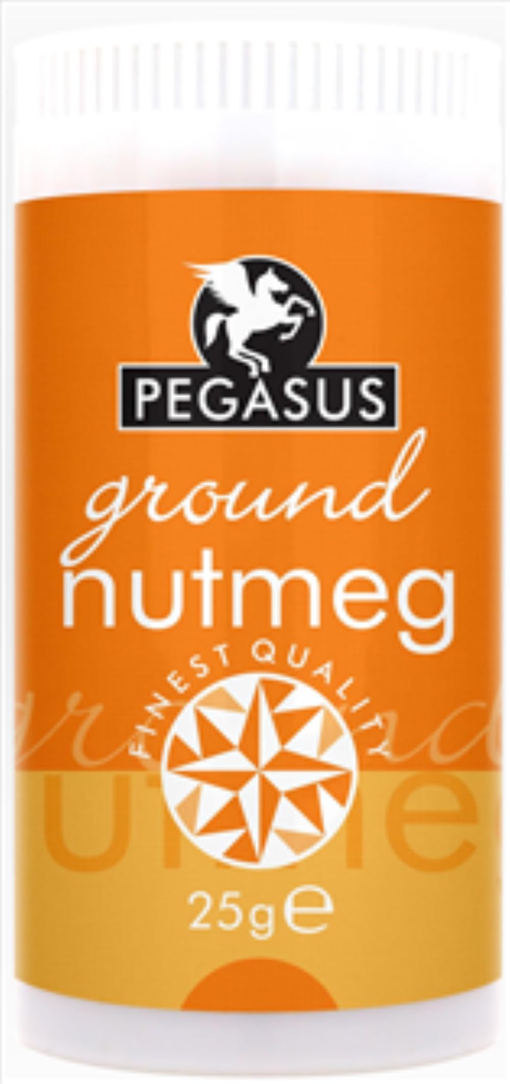 PEGASUS Ground Nutmeg 25g Premium Spice for Cooking, Baking & Flavouring Aromatic Nutmeg Powder for Sauces, Desserts, Beverages, Soups, & More (Pack of 1)