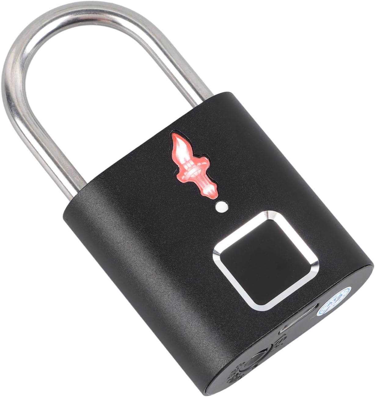 Smart Fingerprint Padlock High Security 508DPI 360° Recognition Anti Theft TSA Approved Luggage Lock for Travel Backpack ABS Aluminum Alloy