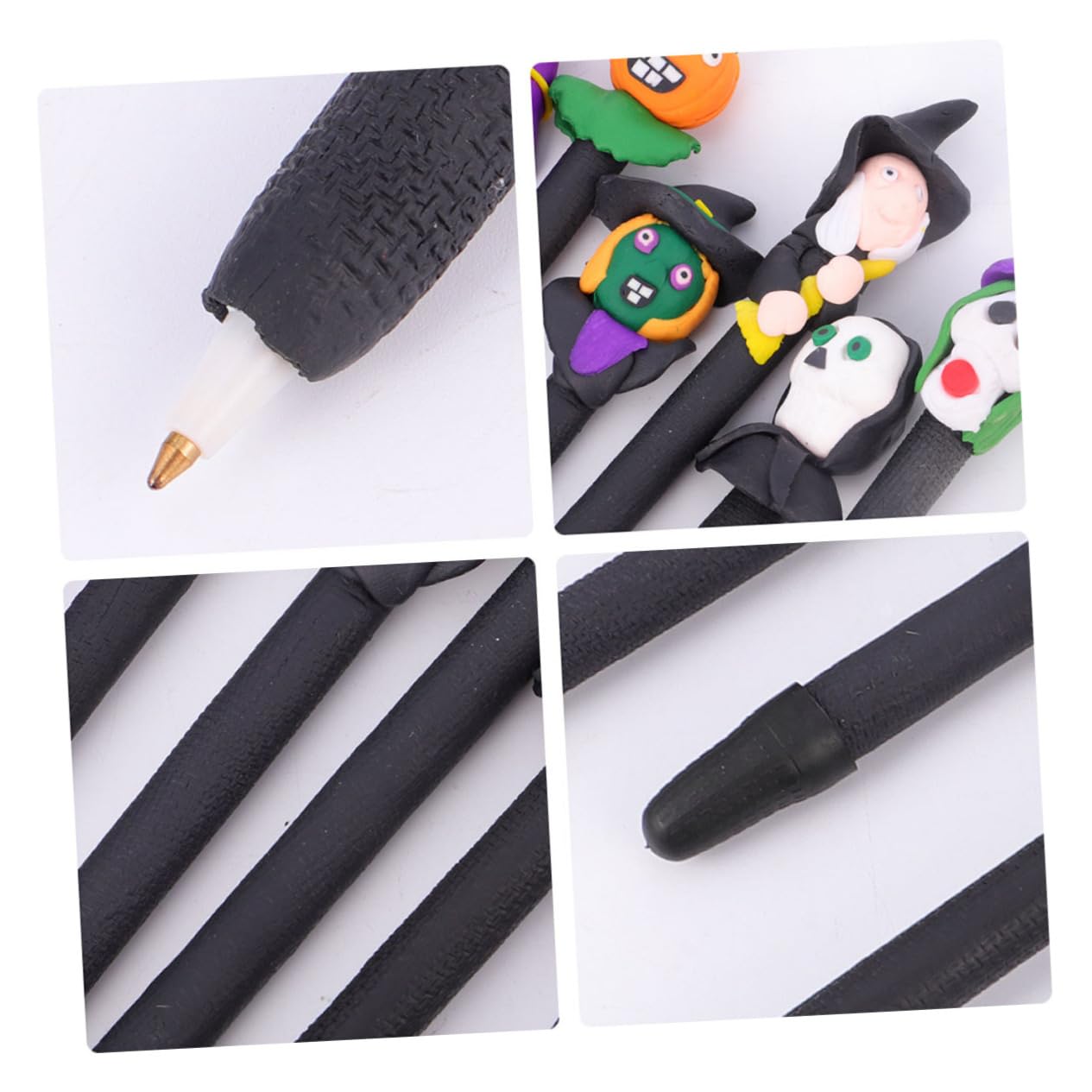 NUOBESTY 6 Set Penna A Sfera Di Halloween Marcatore Evidenziatori Gel Kit Penne Arredamento Di Halloween Fornitura Di Halloween Penna Di Halloween Argilla Polimerica 12 Pezzi * 6