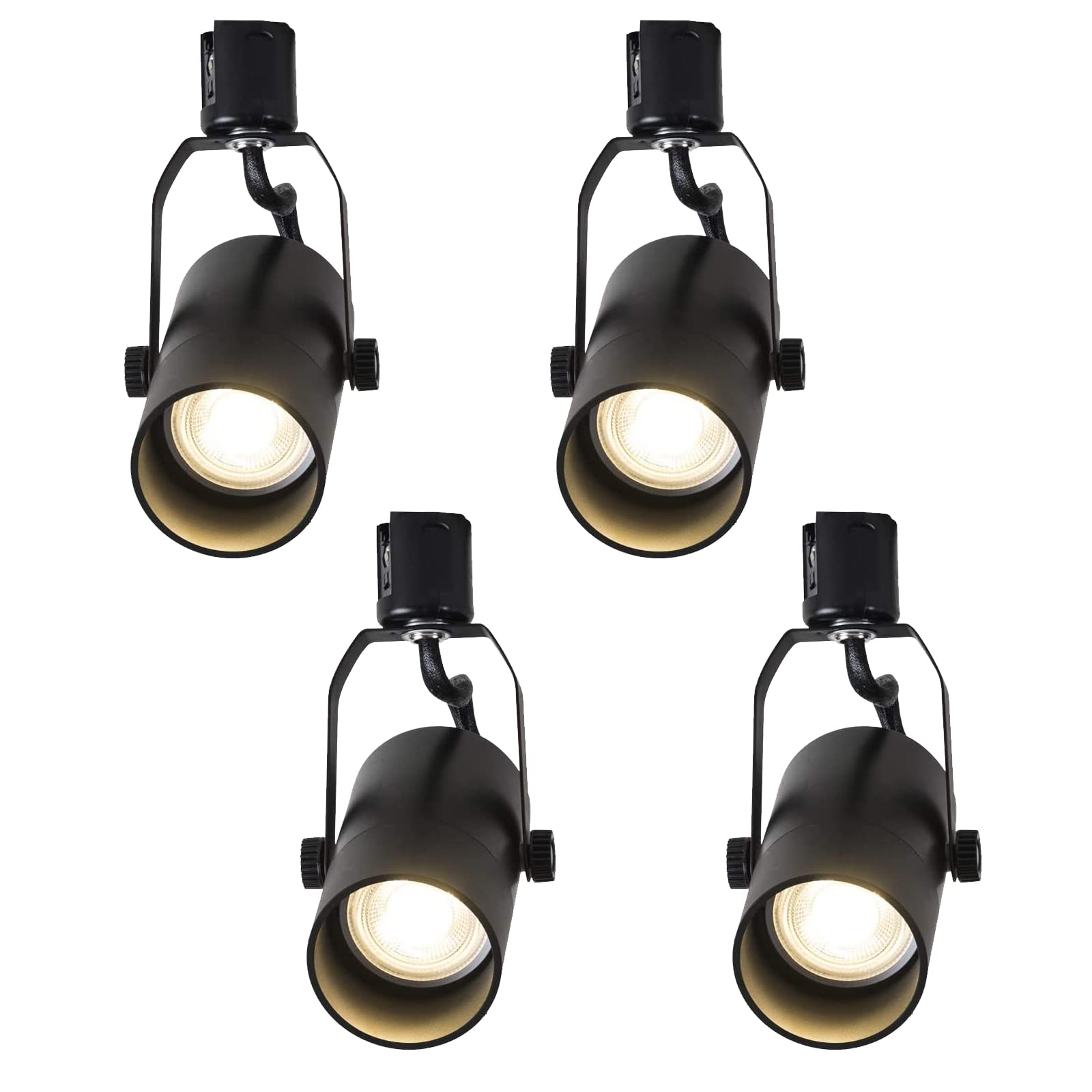 Amazon.co.jp : 共同照明 4個セットダクトレールライト スポットライト