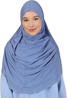 Prien Kopftuch für Damen, Lang Muslim Hijab Frauen, Türkisch Khimar Schal Islamische Kleidung, Konfektionshijab Kopftücher...