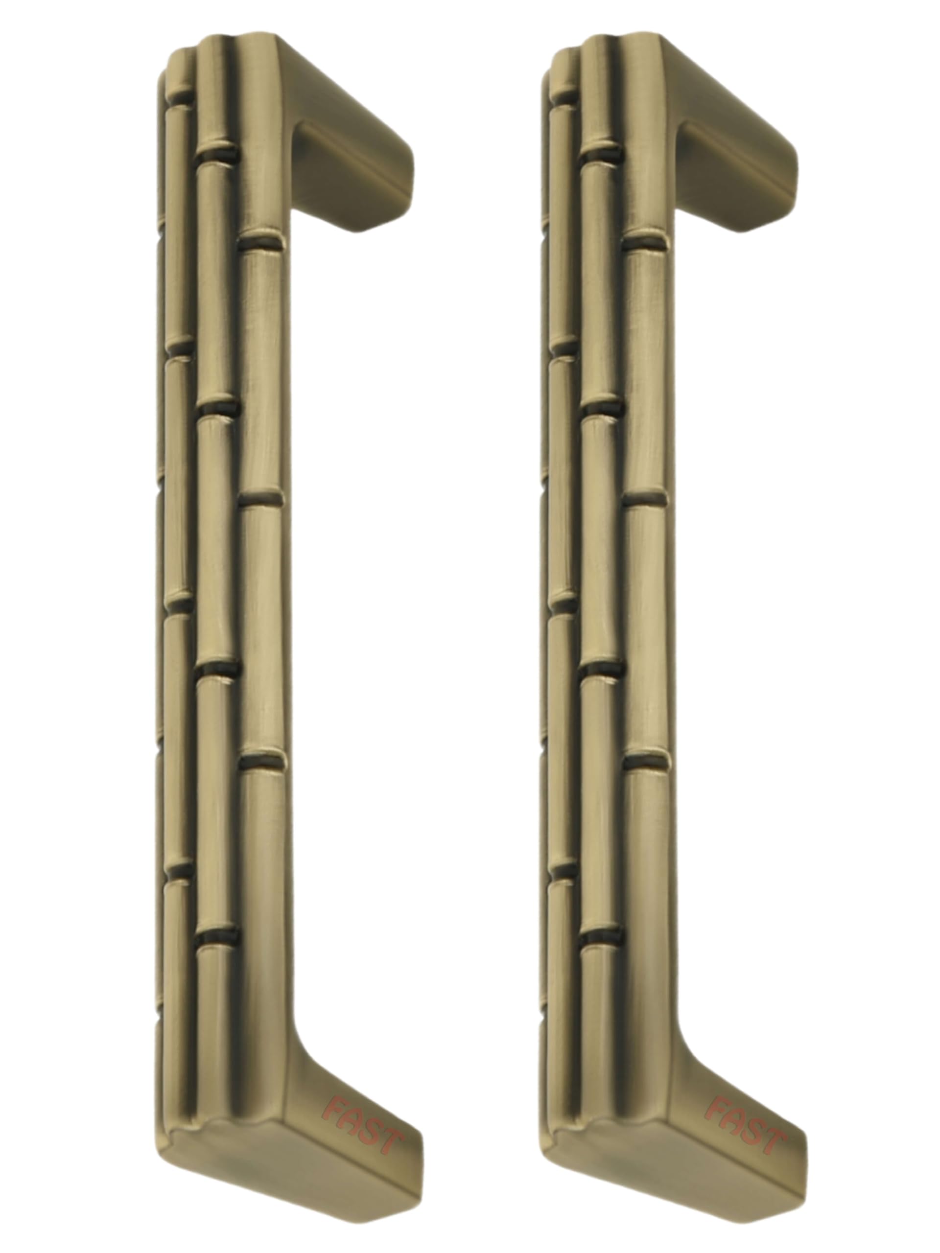 FAST Bamboo Brass Antique Cabinet Pull Handle for Wardrobe Door, Dresser Drawers, Tv Unit Drawer, and All Other Door and Drawers (96MM 2PCS) (B09739CTR1) Amazon Price History, Amazon Price Tracker