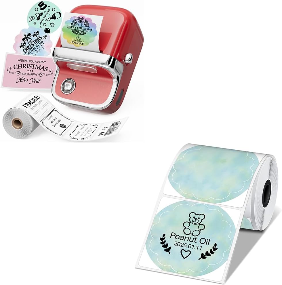 Phomemo M150 Small Label Maker with 2 Tapes