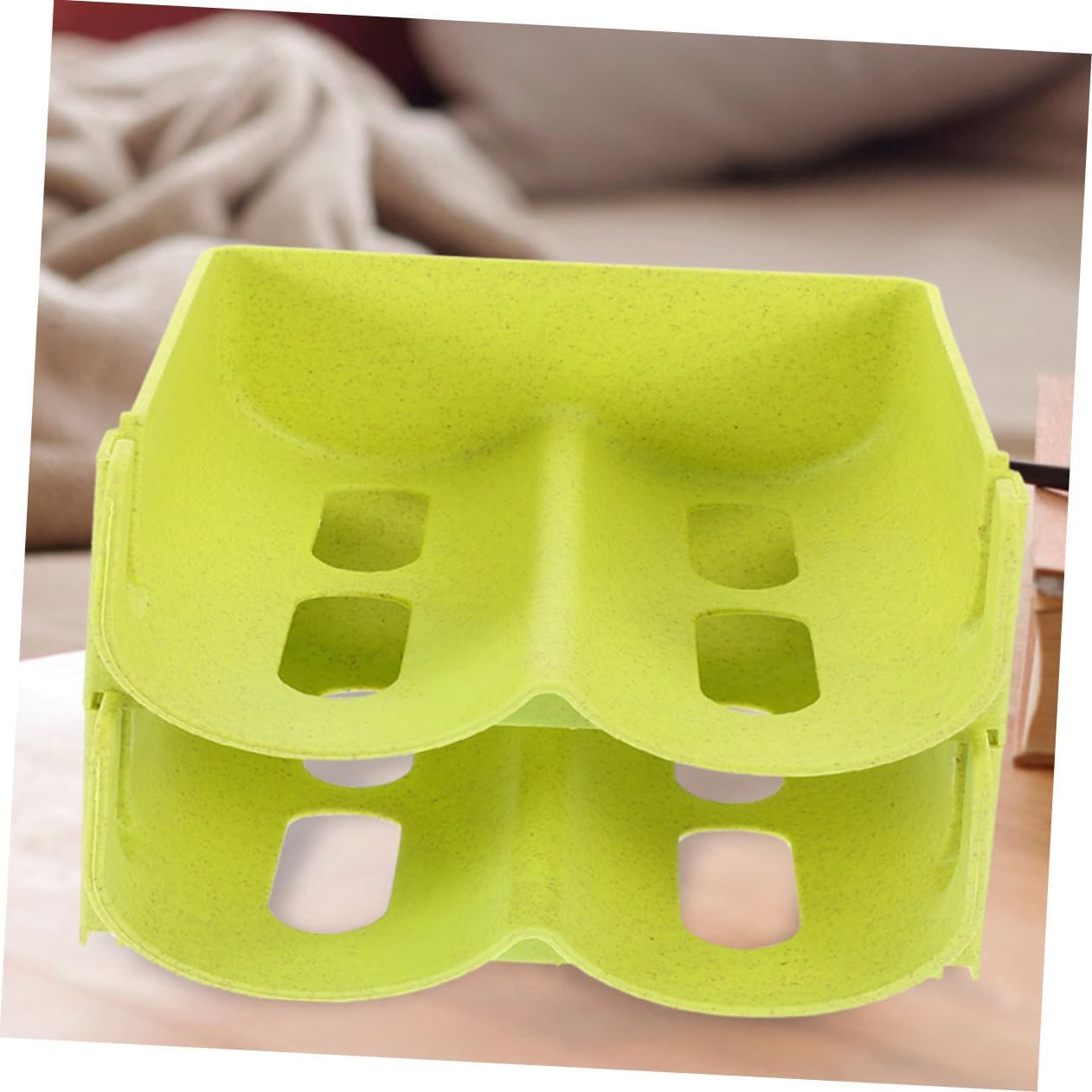 4pcs Stackable Refrigerator Storage Containers for Beverages Water Bottles and Cans Design Easy Organization and Colors for Home Use
