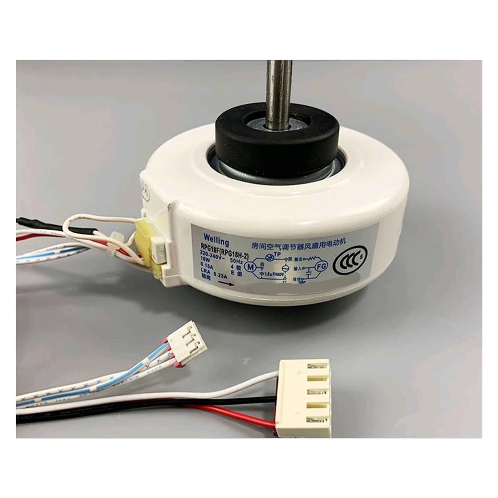 Motor De Ventilador Interior,Compatible Con Midea,Repuesto De Motor De Ventilador Interno De Aire Acondicionado RPG18F RPG20D,Compatible Con Midea,Pieza De Accesorios De Aire Acondicionado(RPG20D)