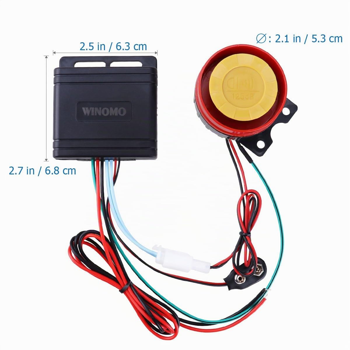 Système d'alarme Moto équipé de système de sécurité antivol avec Double télécommande 12 V Universelle