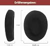 Hyper X Cloud II Replacement Ear Pads Compatible with Hyper X Cloud Alpha Flight S Cloud Stinger Gaming Headphones Ear Pads Earmuffs Memory Foam Ear Pads (Black Velvet)