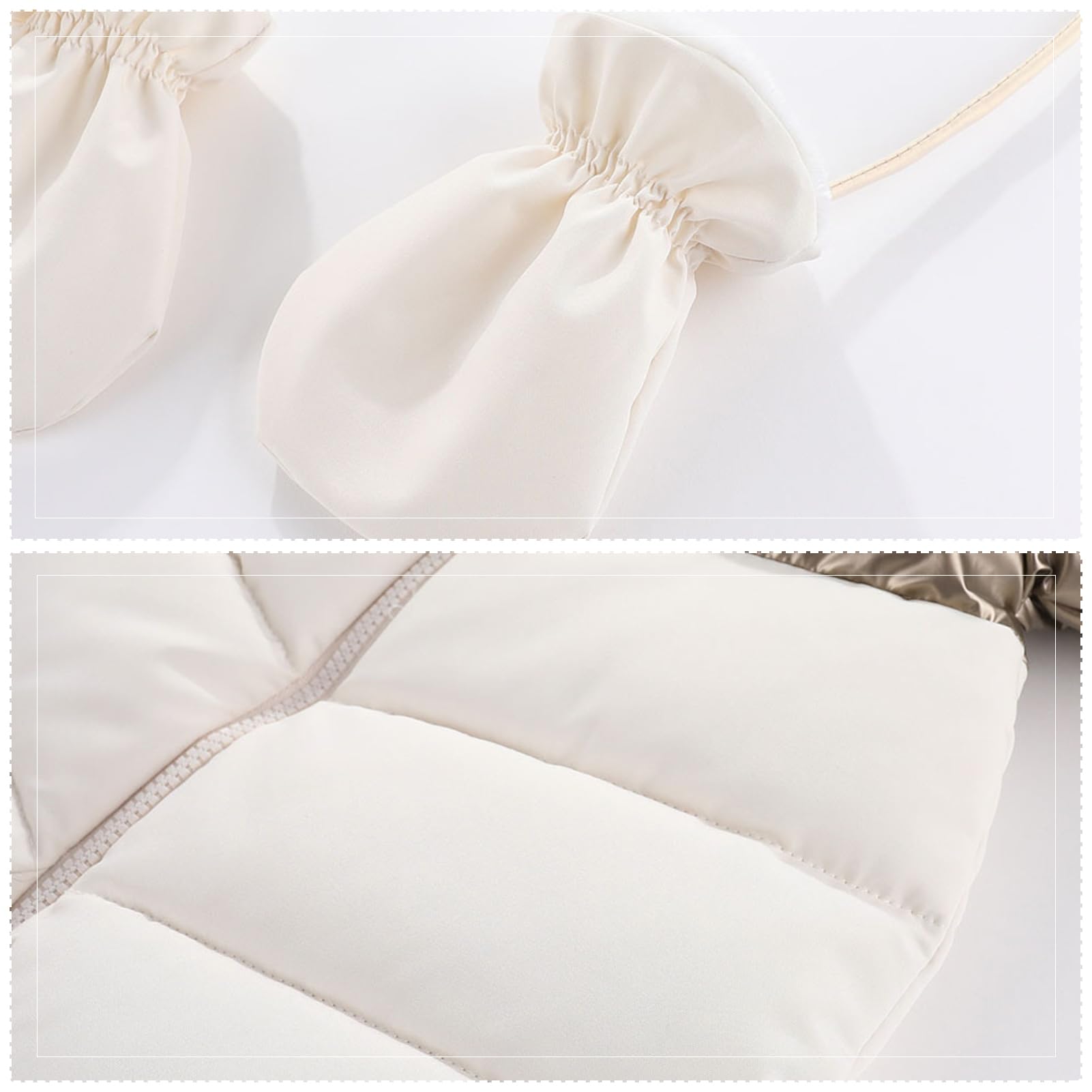 Combinaison de Neige Bébé Fille Polaire Épais Vêtements de Ski Garçon Chauds Coupe-vent avec Gants