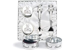 Baby Silver Spoon Keepsake: A Cherished Memory of First Curl and First Tooth