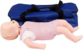 Infant First Aid CPR Manikin, Infant Infarct Simulator, Full Body CPR First Aid Training Dummy for Educational Teaching Research