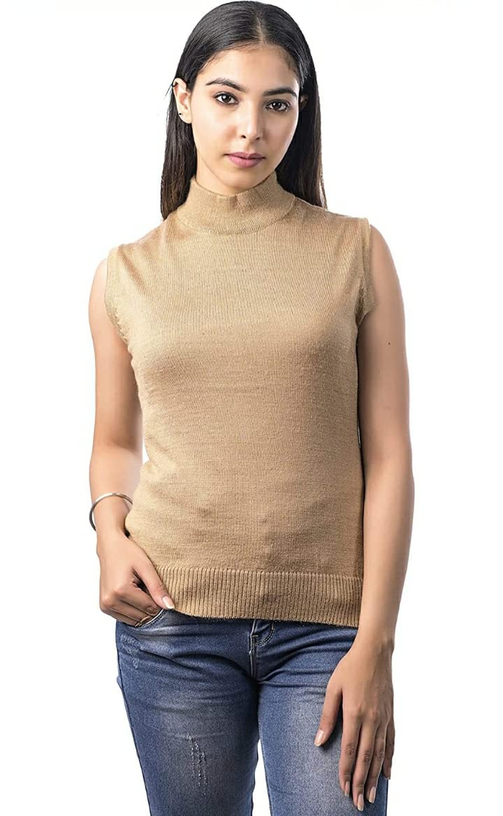 Woollen Sleeveless Women's Sweater (Free Size)