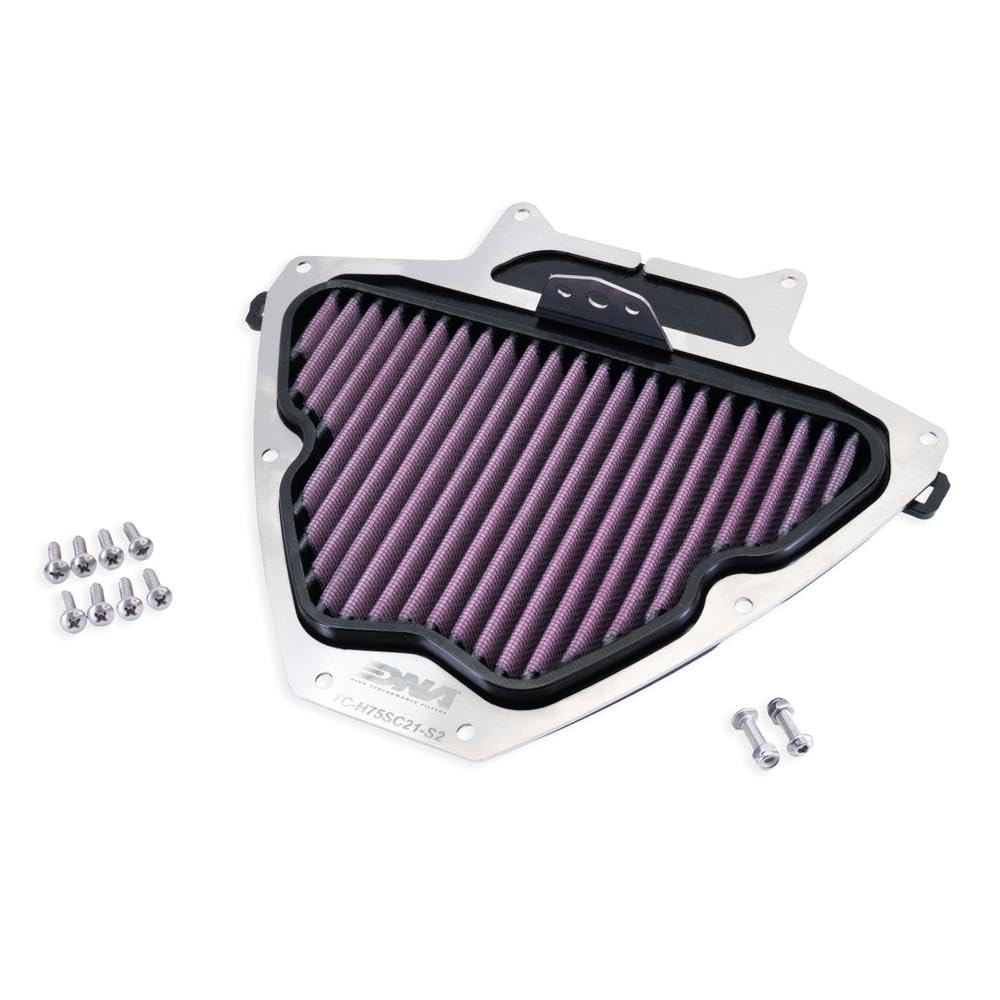 DNA Copertura Aria Stage 2 e Filtro Combo ad Alte Prestazioni Compatibile per Honda X-ADV (21-24) con Efficienza di Filtraggio del 98-99% e Flusso d'Aria Incrementato del 44.40% PN: P-H75SC21-S2-COMBO