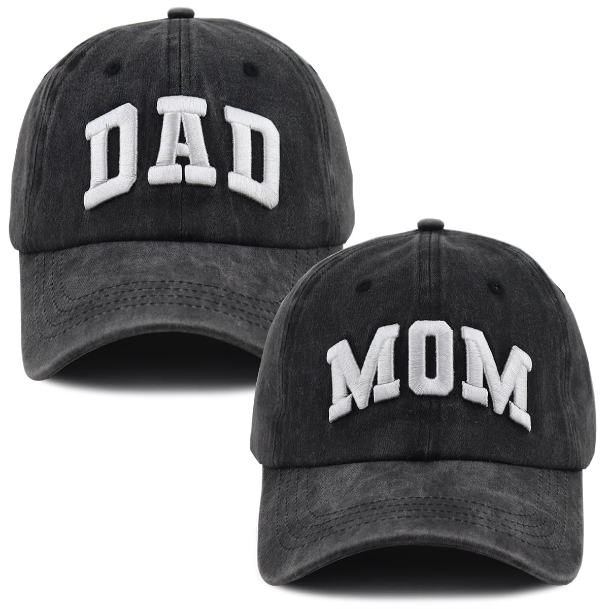 Dad and Mom 3D Embroidered Hat