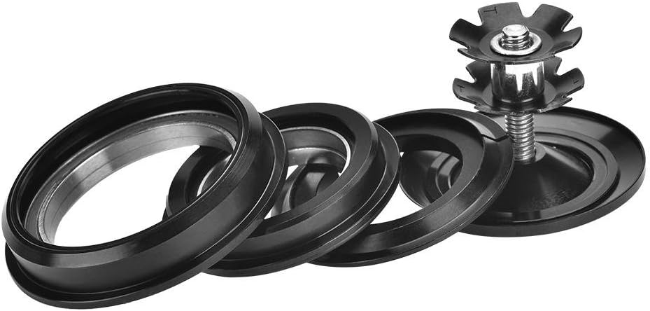 Alomejor Bicycle Headset, Lightweight Aluminum Alloy Sealed Bearing Durability, Cycling Headset, Premium Component for Road Mountain Urban Commuters Trail Riding