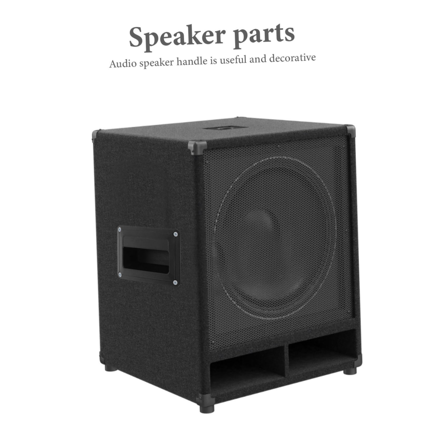 Gadpiparty 4pièces Poignées Latérales Encastrées Plastique pour Enceintes Audio Lot de Design Simple Et Pratique Accessoires De Remplacement pour Transport Sécurisé des Haut-parleurs De Scène
