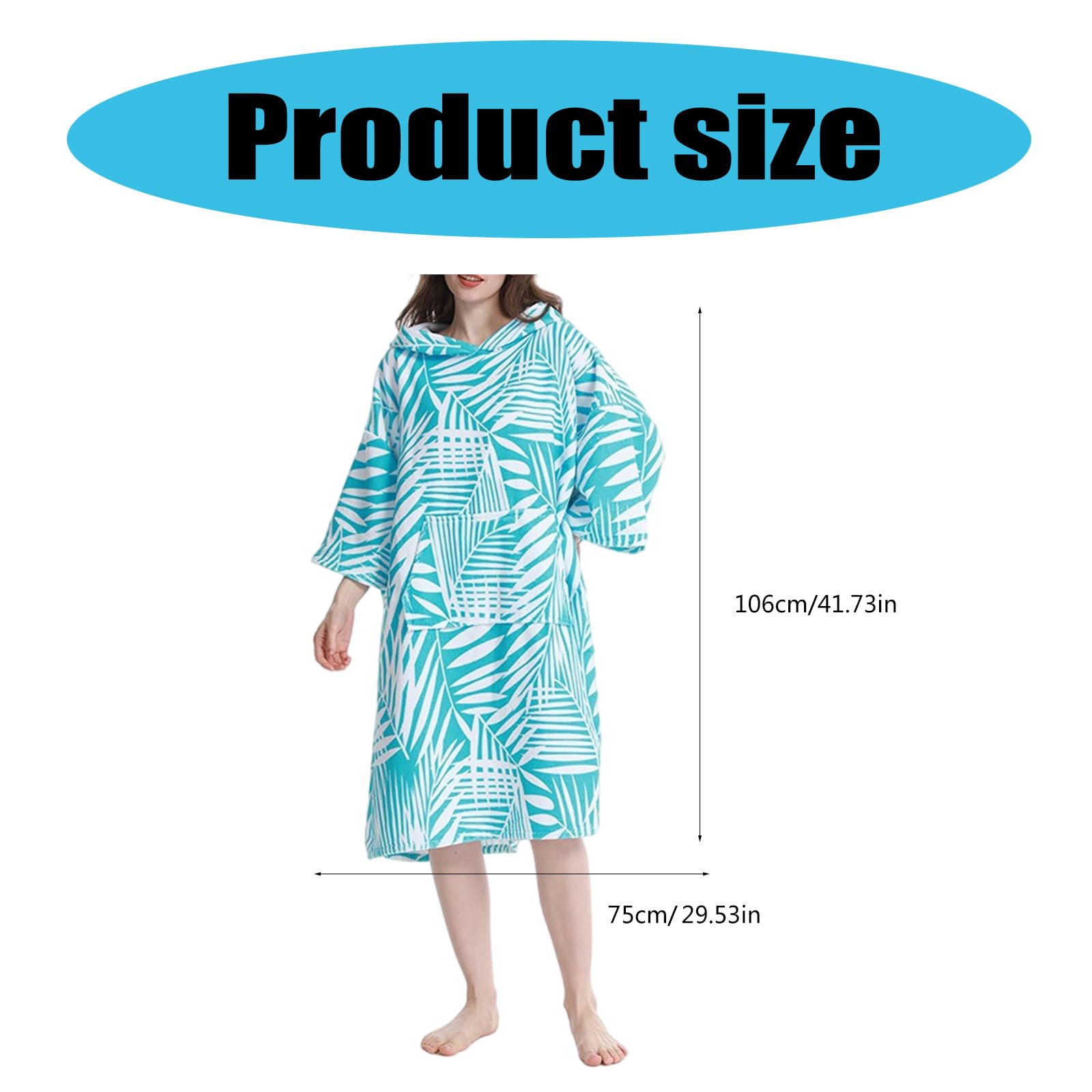 Poncho à capuche pour homme et femme, surf, natation, combinaison en néoprène, séchage rapide