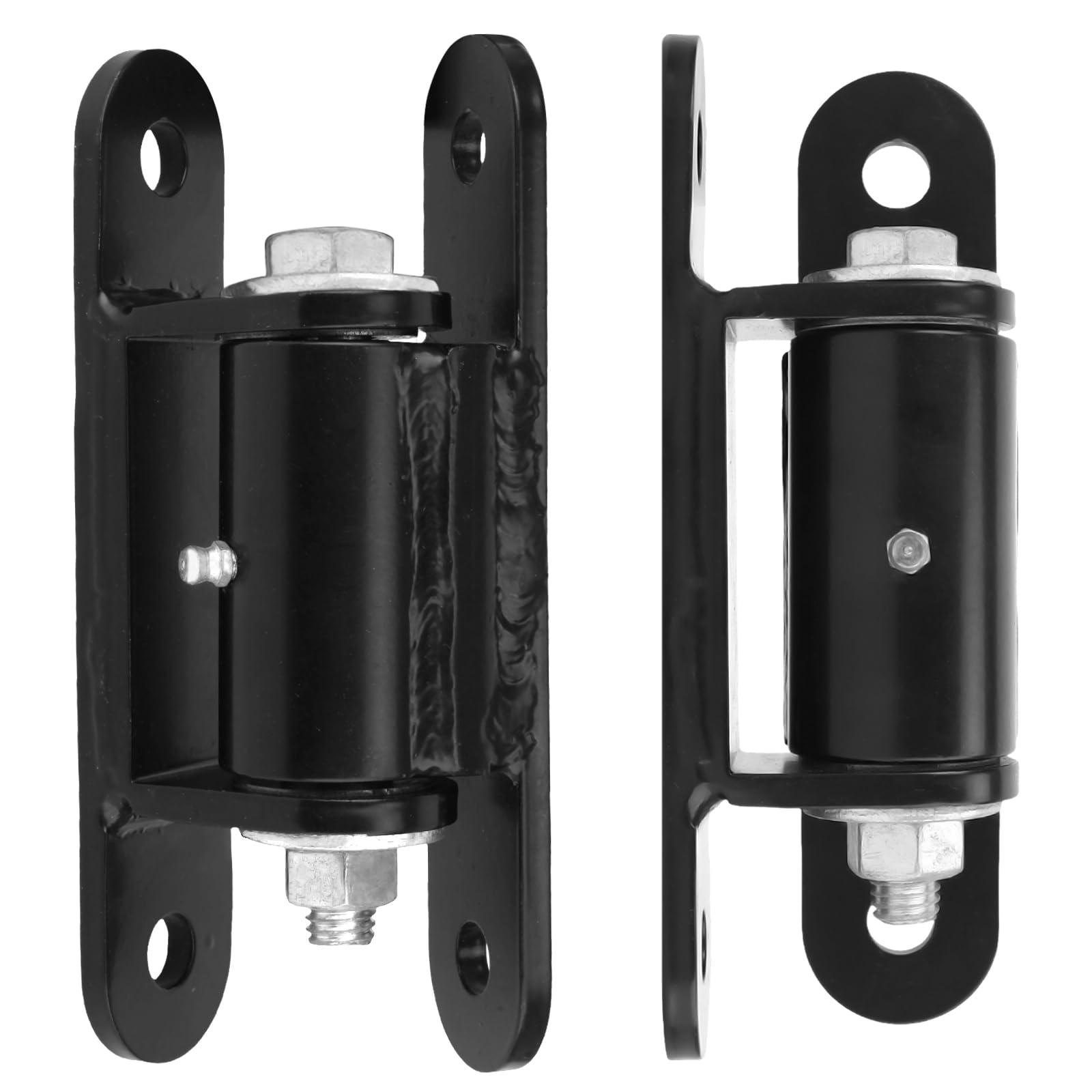 Bisagras de puerta resistentes de 7 pulgadas que se atornillan en la puerta y el poste, bisagra de puerta lubricable con rodamiento de rodillos de aguja para puertas grandes y pesadas de hasta