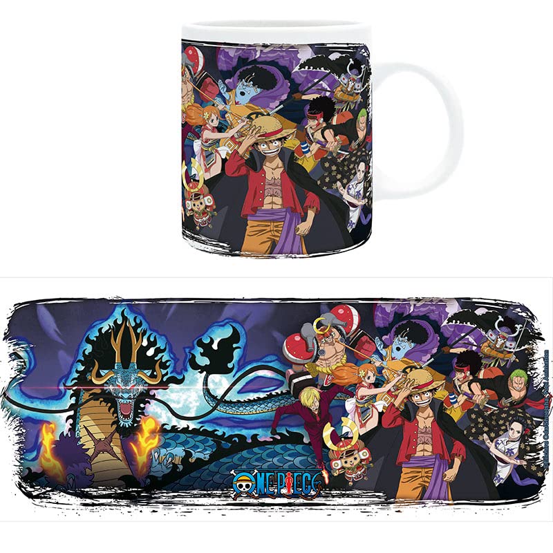 Amazon.com | ABYSTYLE - ONE PIECE Ceramic Mug 320ml - Wano Raid