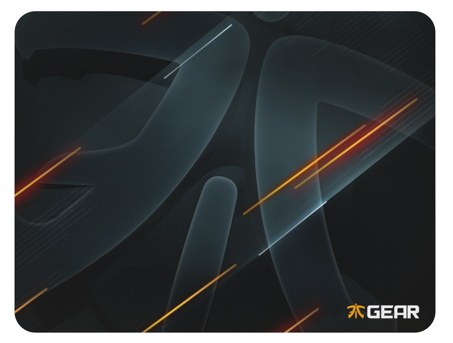 Fnatic Gear Focus Neon Edition Pro Gaming Mouse Pad (size XL, Cloth) - 400 x 305 x 6mm