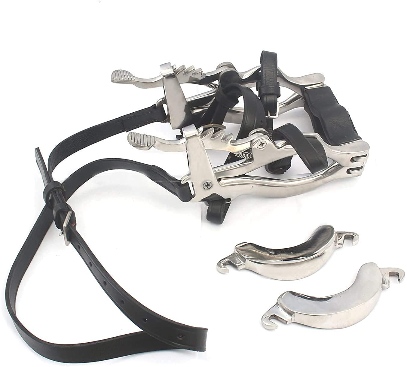 McPherson Equine Mouth Speculum Straps and Spare Plates by G.S ONLINE
