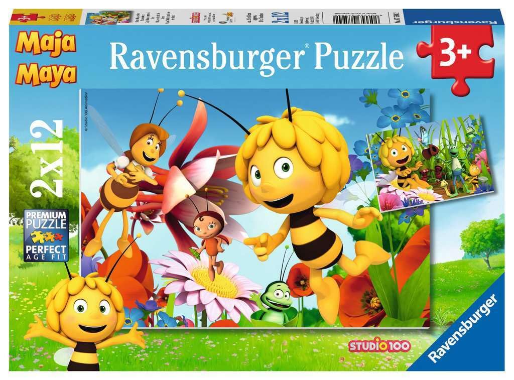 Ravensburger 07594 2 "Maya The Bee on The Flower Meadow Puzzle (24-Piece)