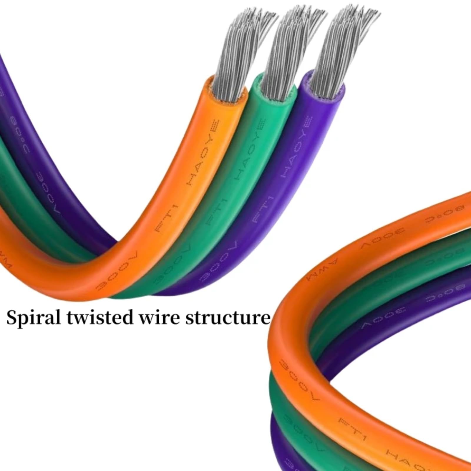 (5 kolorów Mix Kit) UL1007 PVC Cable 16 18 20 22 24 26 28 30AWG (Box 2; 18AWG 5 m x 5 rolek)