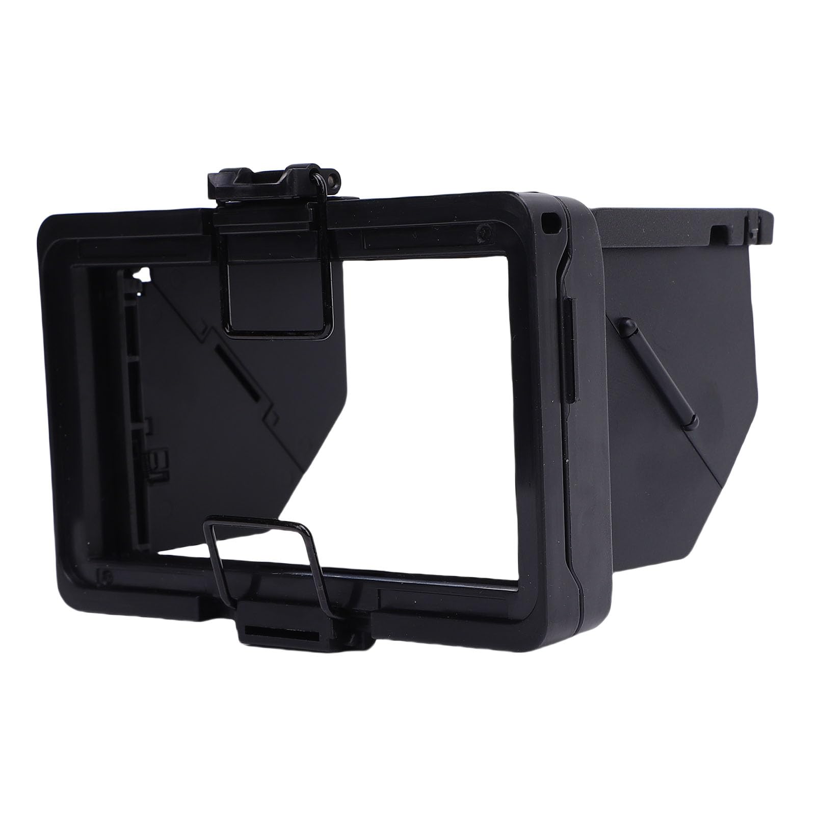Capucha para pantalla LCD de cámara Cocoarm de ABS negro con protector plegable antirreflejos 8