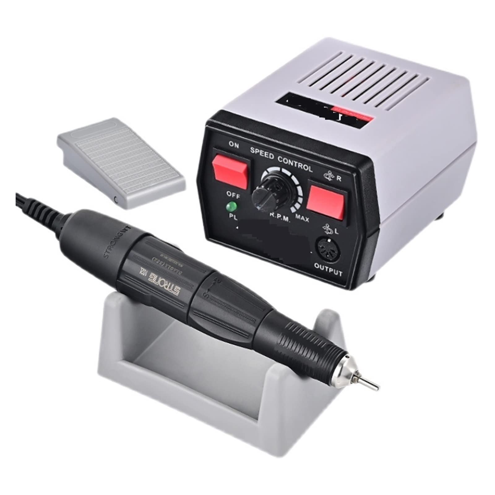 BREAUX 65W 35000 RPM Nail Grinding Polishing Machine Pedicure Machine Nail File Dental Stone Polishing Machine Engraving Machine