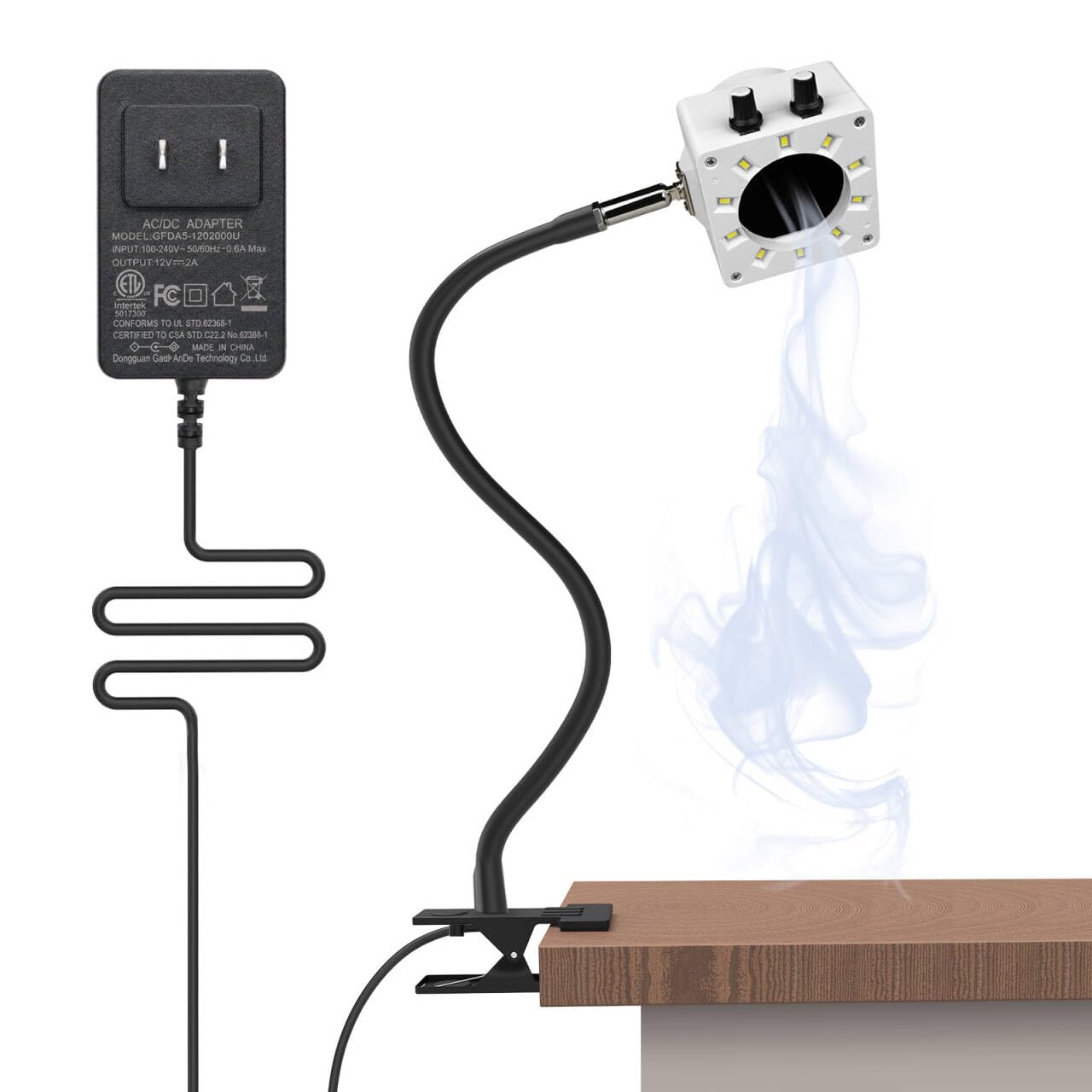 Treedix Solder Fume Extractor - LED & Filter -9