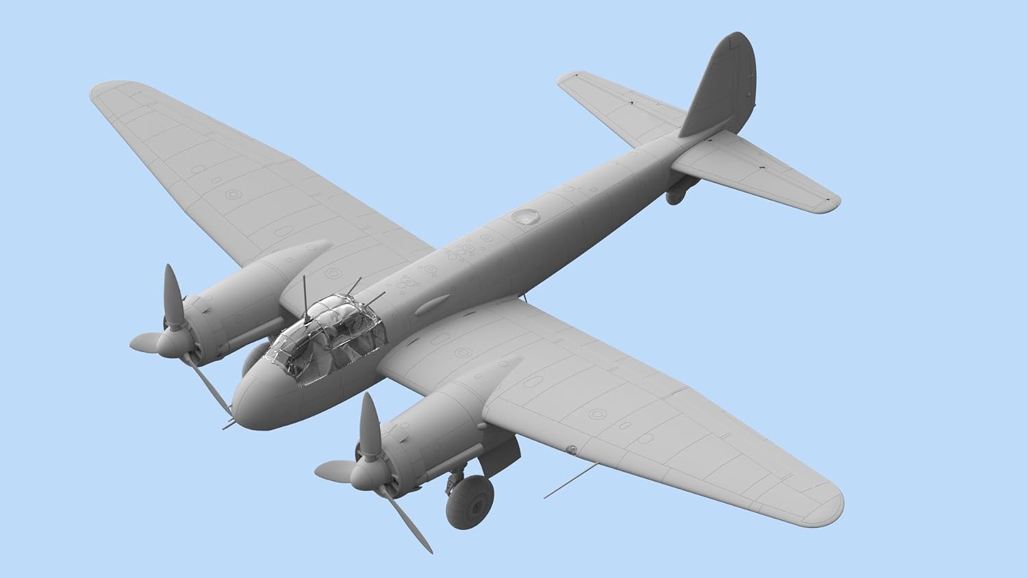 ICM 48238 - Ju 88С-6, WWII German Heavy Fighter - Plastic Military Model Kit - Scale 1:48