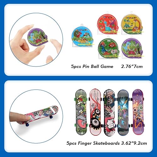 Miniatura 7 de Amy&Benton - 61 piezas de premios de caja del tesoro para aula, regalos de fiesta de cumpleaños para niños para rellenos de bolsas de golosinas,