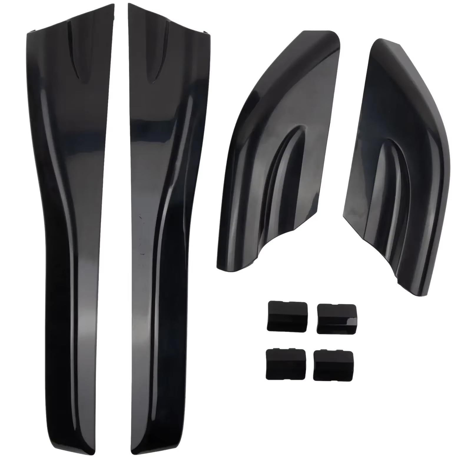 Protection d'extrémité de rail de toit Hyundai Tucson, cache noir résistant - 6