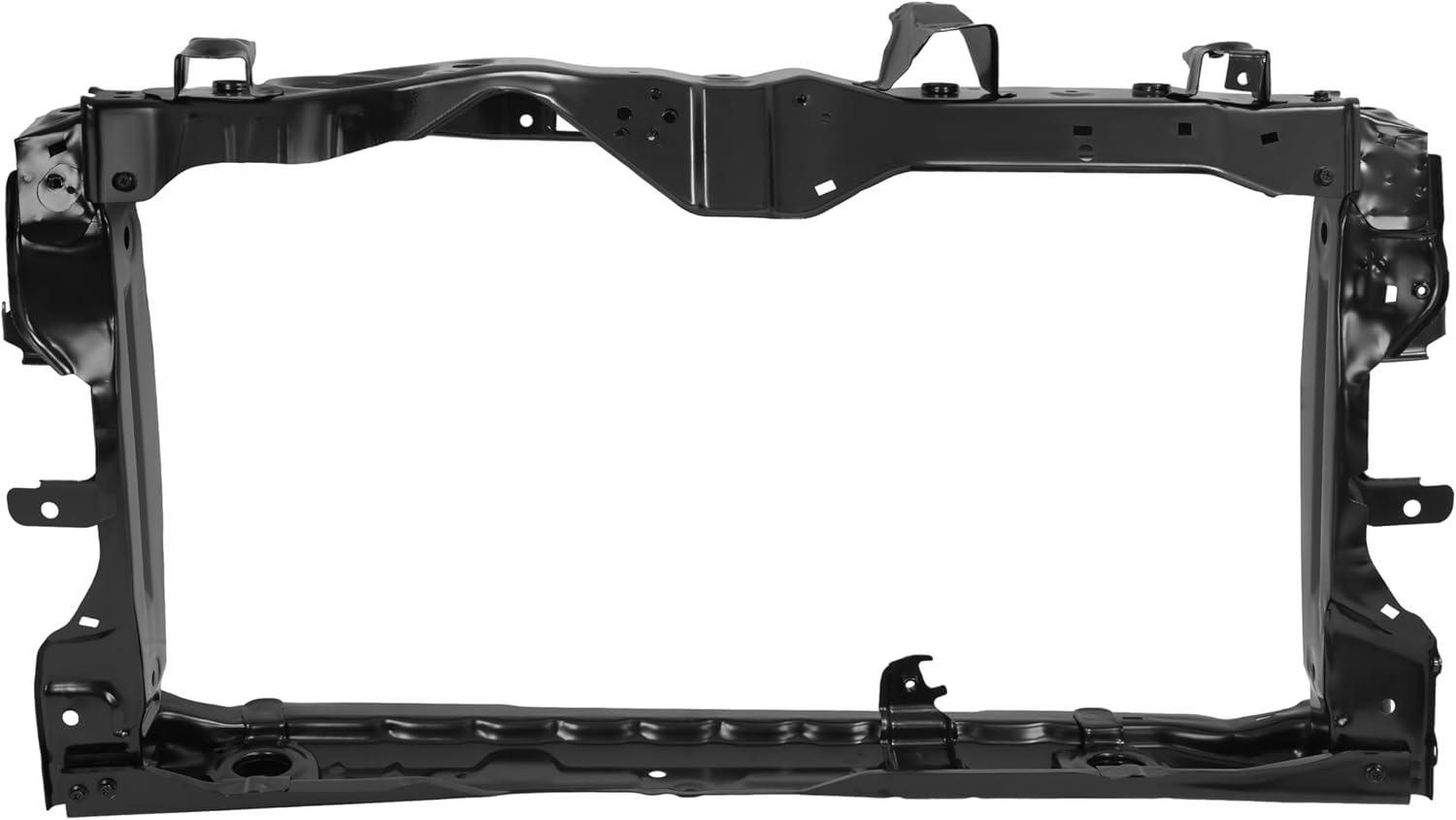 Front Mount Radiator Support Core Assembly Compatible with 2015-2017 Honda Fit Replacement for HO1225176 60400T5RA00ZZ Electrophoresis Steel Primed Black