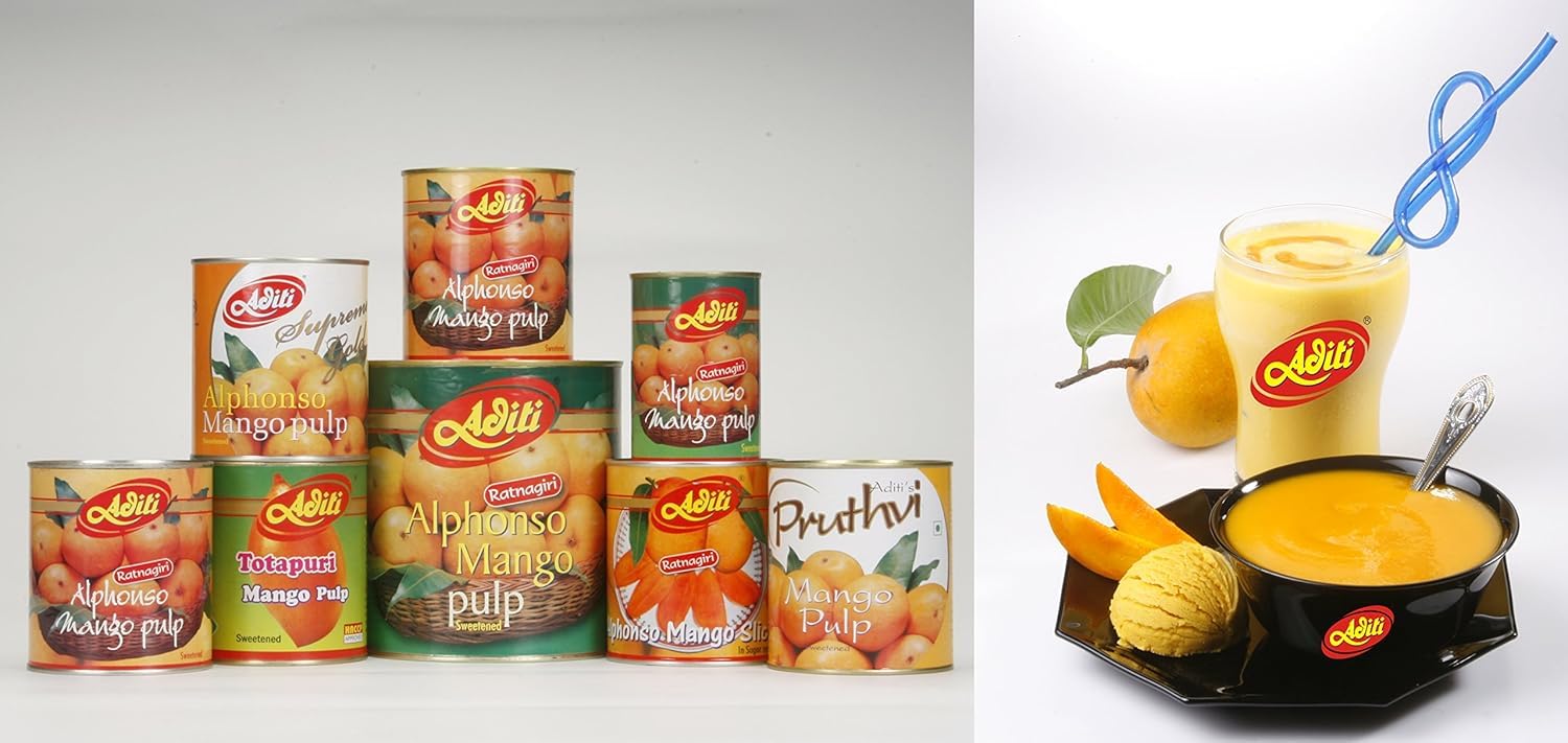 Ratnagiri Alphonso Mango Pulp, 30.34 oz / 860 g 2