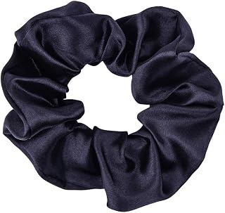 4 gomas elásticas para el pelo, anillos para el pelo, gomas reutilizables, para coletas, pelo largo o grueso, accesorio para el pelo, color negro