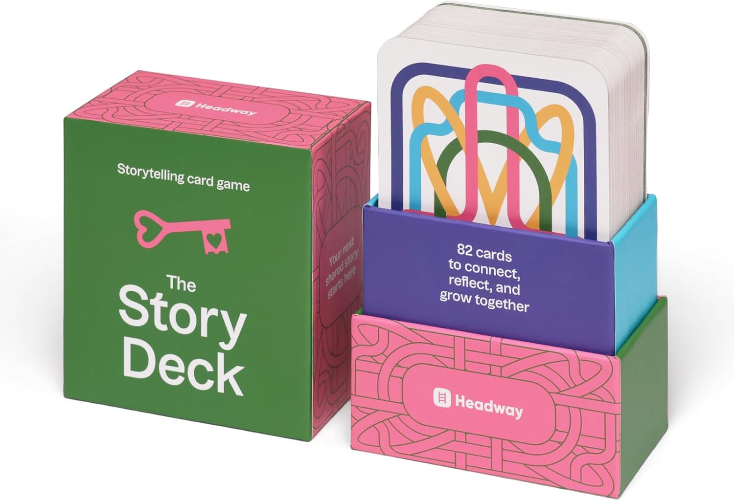 Headway Story Cards Game - Conversation Cards for Friends - Fun Games for Adults - Question Card Game for Storytelling and Deeper Conversation - Card Game for Game Night with Friends