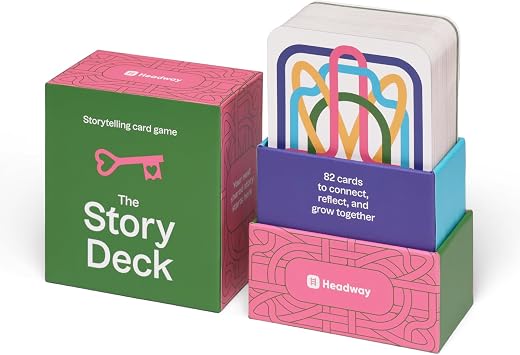 Headway Story Cards Game - Conversation Cards for Friends - Fun Games for Adults - Question Card Game for Storytelling and Deeper Conversation - Card Game for Game Night with Friends
