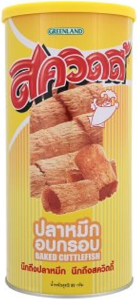 Squidy Crispy Squid Baked Cuttlefish Crisp Snack 90g