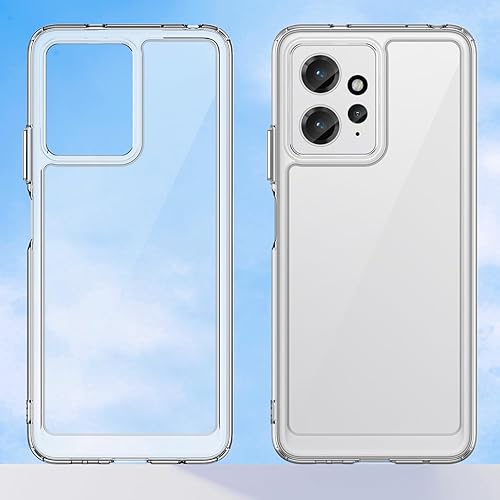 Miniatura 6 de Funda transparente para Redmi Note 12 4G, 23021RAAEG funda con protector de pantalla, antiarañazos, a prueba de golpes, transparente, policarbonato