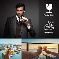 Vista 6 de TOUNER The Man The Myth - Vasos de whisky de bombero, vaso de whisky de bombero, regalo de bombero para jubilación, graduación, cumpleaños