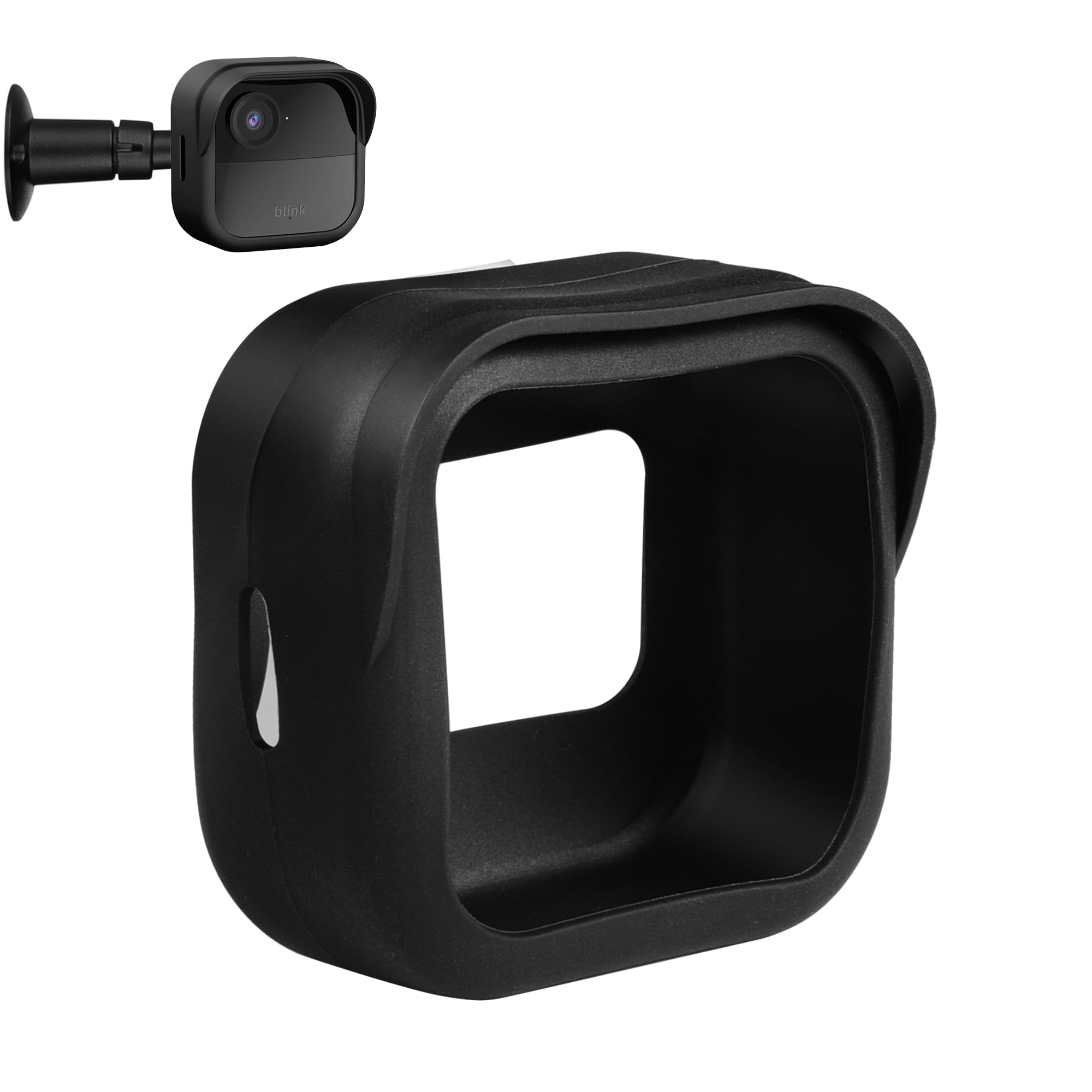 Custodia in silicone per Blink Outdoor 4 (4a generazione), custodia protettiva resistente alle intemperie con tesa per una protezione completa della fotocamera, accessorio per telecamera di sicurezza