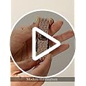 Image of Haute Sauce Women's Embellished Analog Dial with Stainless Steel Strap | Battery Power | Foldover Closure | Quartz Movement | Fashion Wrist Belt Watch for Female and Girls