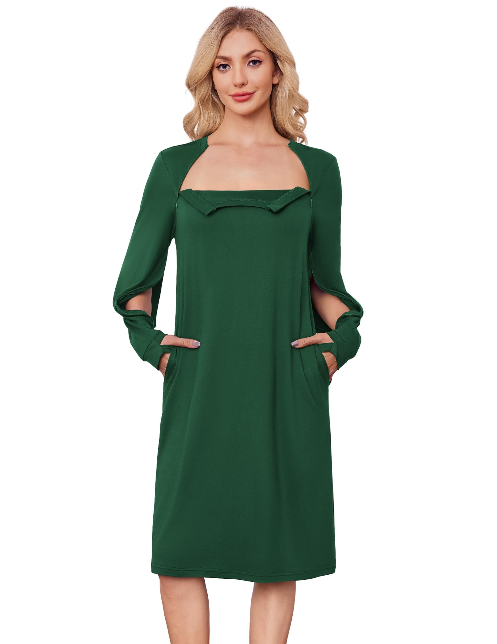 Deyeek Chemo Port Dress for Women, Chemotherapy Must Haves