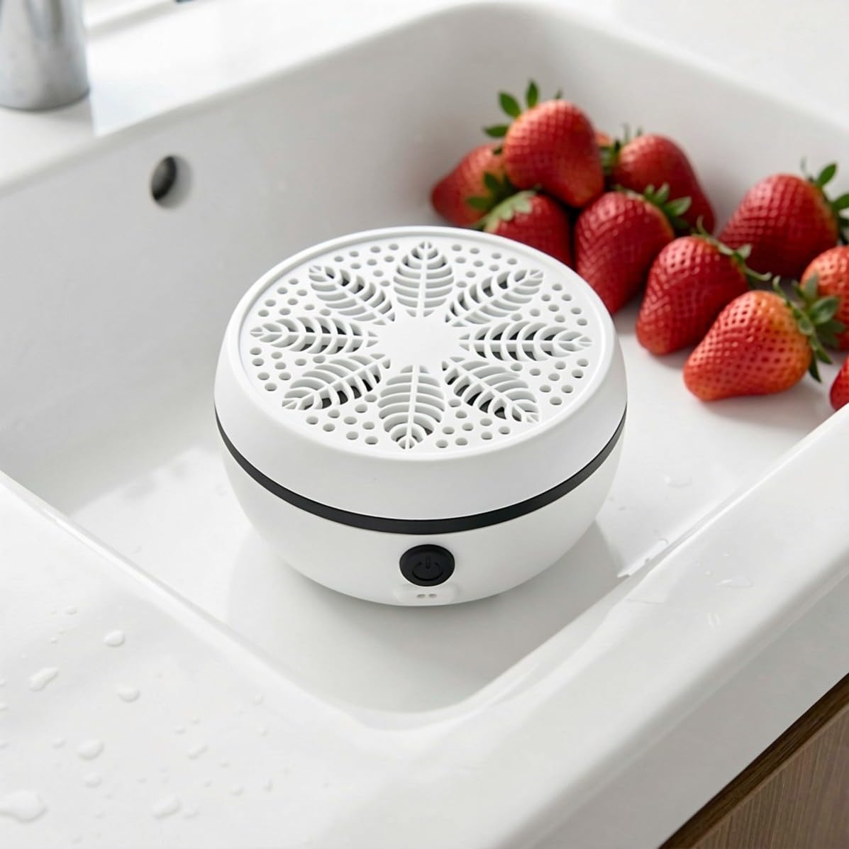 TOPBATHY Limpiador de Frutas y Verduras Compacto 20w USB para Cocina