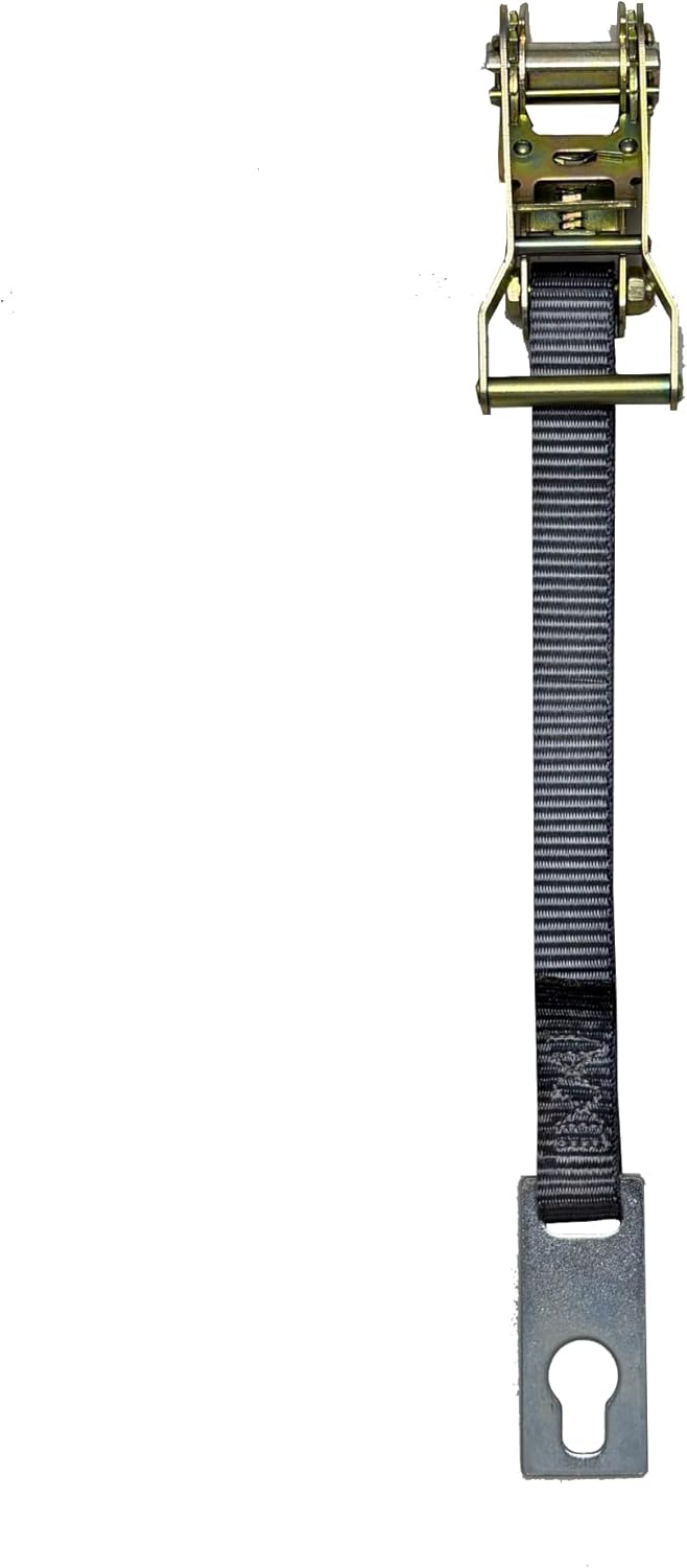 Brumleve Center Ridge Strap Kit with Ratchet, 1 inch x 46 feet/Keyhole Plates