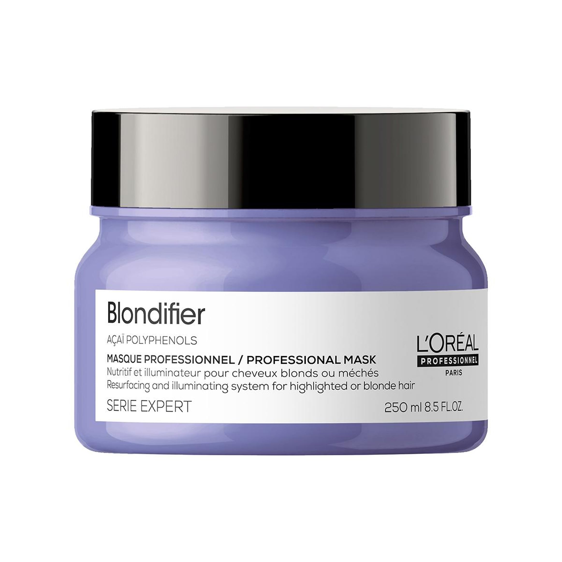 L'Oréal Professionnel, Mascarilla reparadora e iluminadora para pelo con mechas o rubio, Blondifier, SERIE EXPERT, 250ml