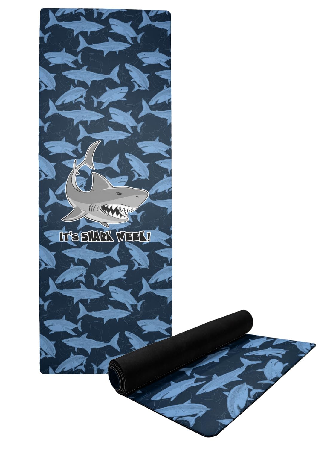 Personalized Sharks Yoga Mat w Name or Text