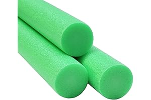 Green Pool Noodle Swimming Solid Core Foam Tube
