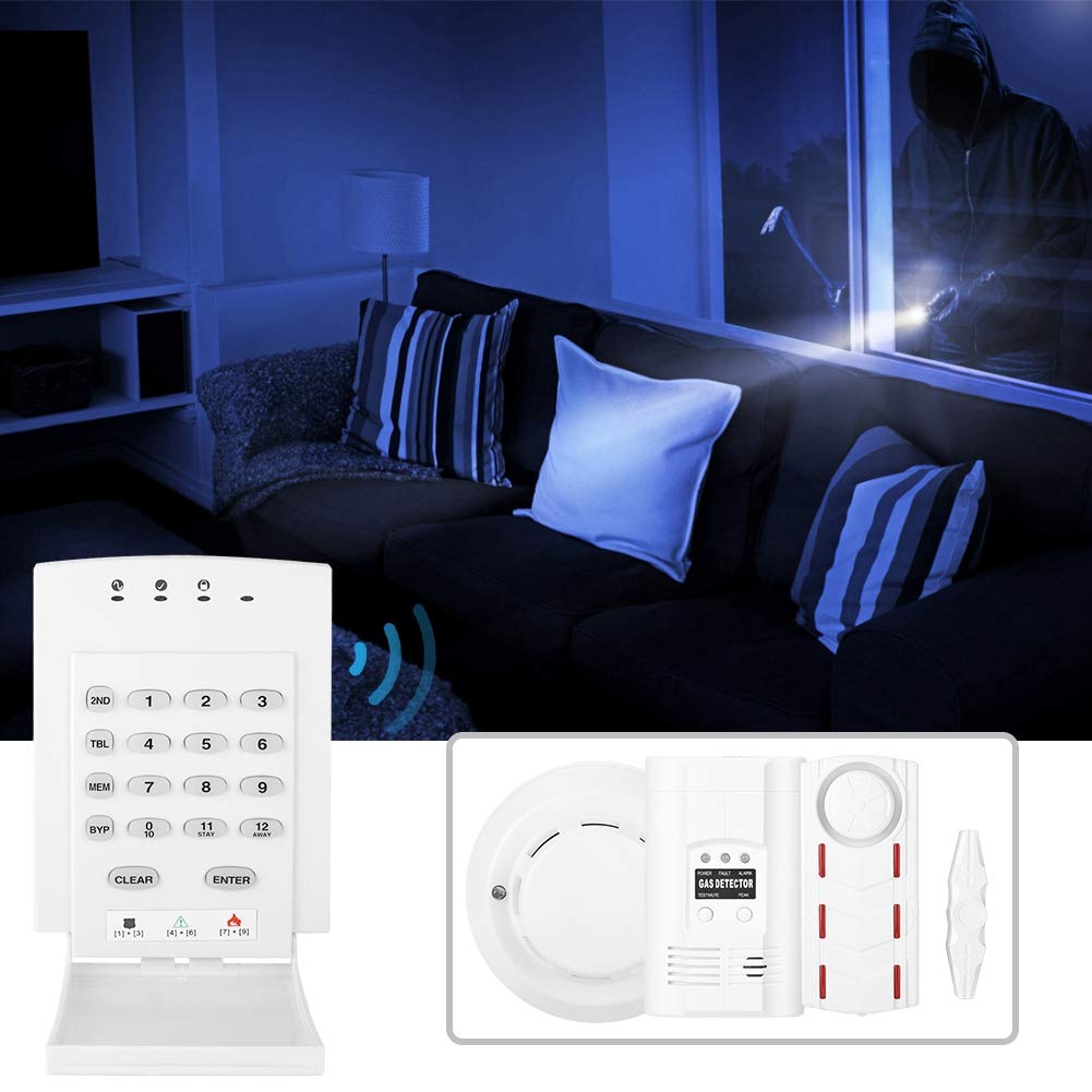 Teclado de control de alarma antirrobo de seguridad para el hogar con un solo botón y brillo: crea tu espacio sin esfuerzo